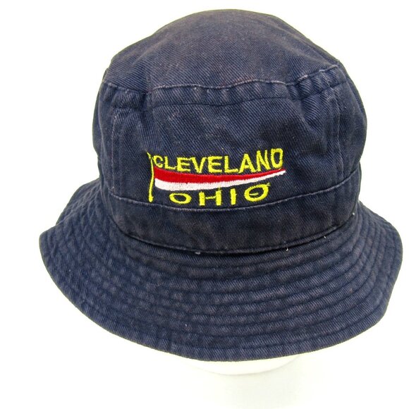 VTG Cleveland Ohio Bucket Hat One Size Fits Most Sportcap OSFM Logo - Picture 1 of 4